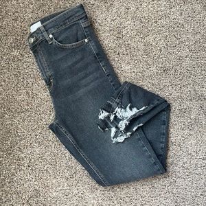 TopShop High Waist Skinny Jena - Chewed Hem